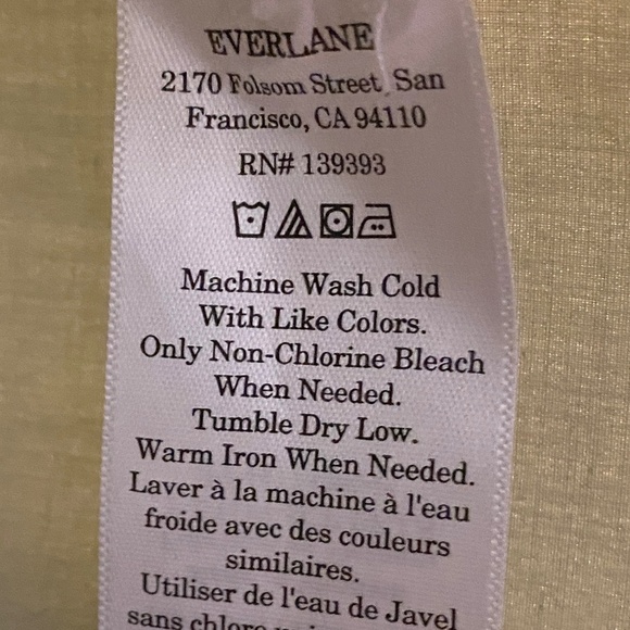 Everlane The Supima Cotton Boyfriend Oversized Shirt Sage Green Size XS - Picture 11 of 17